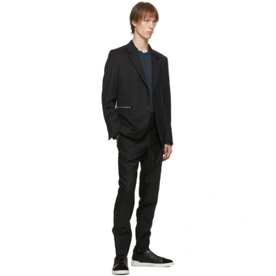 Shop Ermenegildo Zegna Black Merino #usetheexisting Achillfarm™ Suit