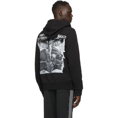 Shop Moncler Genius 7 Moncler Frgmt Hiroshi Fujiwara Black 'kool And The Gang' Hoodie