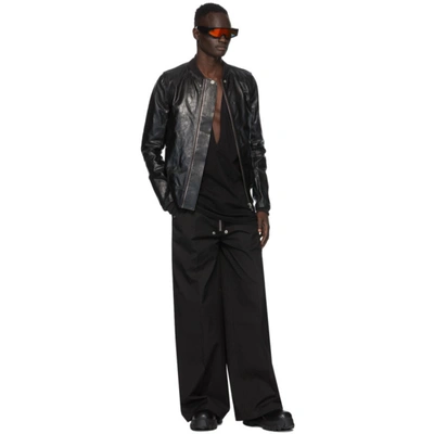 Shop Rick Owens Black Wide-leg Bela Trousers In 09 Blk