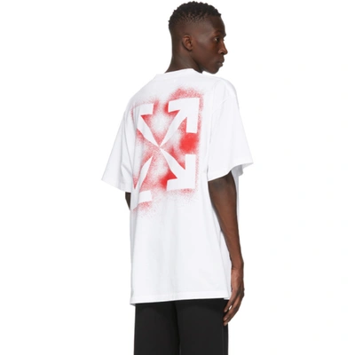 Shop Off-white White Stencil Arrows T-shirt
