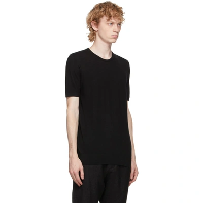 Shop 3man Black Wool T-shirt