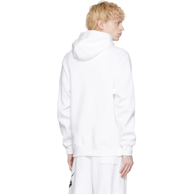 Shop Nike White Club Pullover Hoodie In 100 White