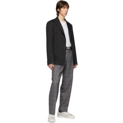 Shop Etro Grey Wool Easy Fit Trousers In 3 Mdgrey