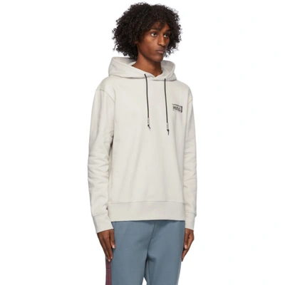 Shop Hugo Beige Downsville Hoodie In 273 Light B