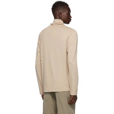 Shop Tiger Of Sweden Ssense Exclusive Tan Gabriel Turtleneck In Khaki