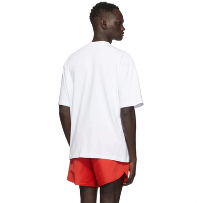 Shop Balenciaga White New Copyright T-shirt In 9040white/