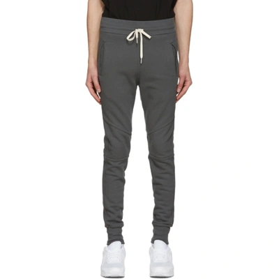 Shop John Elliott Grey Escobar Lounge Pants In Carbon