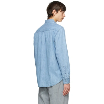 Shop Isabel Marant Blue Lako P Shirt In 30lu Ltblu