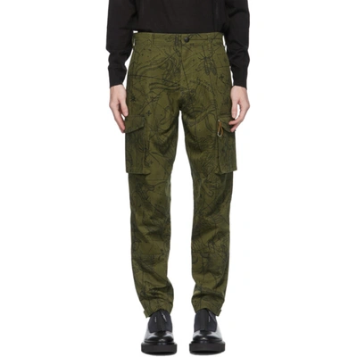 Shop Givenchy Khaki Astral Cargo Pants In 308-khaki/b