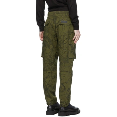 Shop Givenchy Khaki Astral Cargo Pants In 308-khaki/b