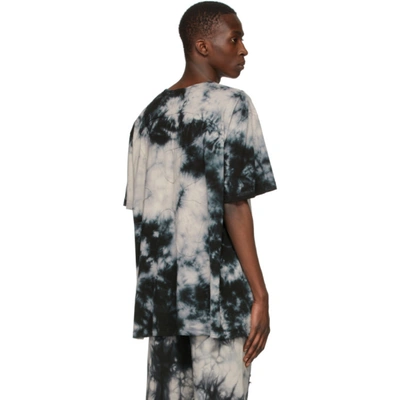 OFF-WHITE 驼色 AND 黑色“MODERN”扎染 T 恤