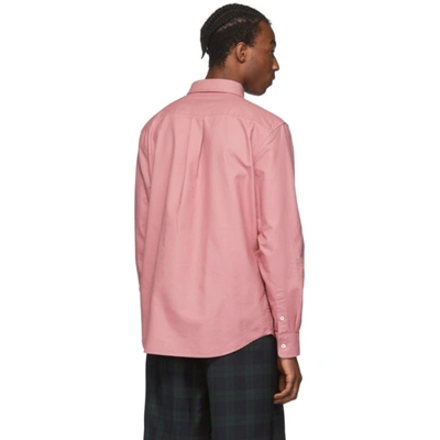 Shop Aimé Leon Dore Aime Leon Dore Pink Solid Oxford Shirt In Heather Ros