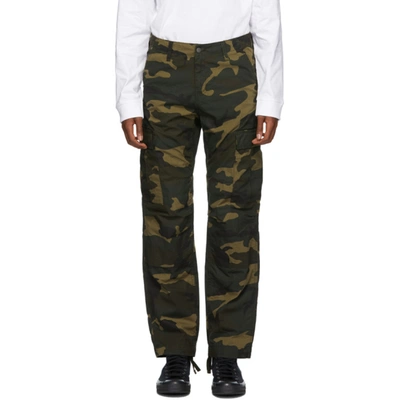 Carhartt Khaki Camouflage Aviation Cargo Pants In Green | ModeSens