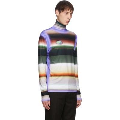 Shop Keenkee Multicolor Stripes Turtleneck