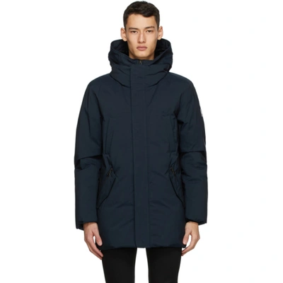 Shop Mackage Navy Down Edward Coat