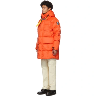 Shop Parajumpers Orange Down Bold Parka In 729 Carrot
