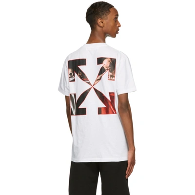 Shop Off-white White Caravaggio Print T-shirt In White Red