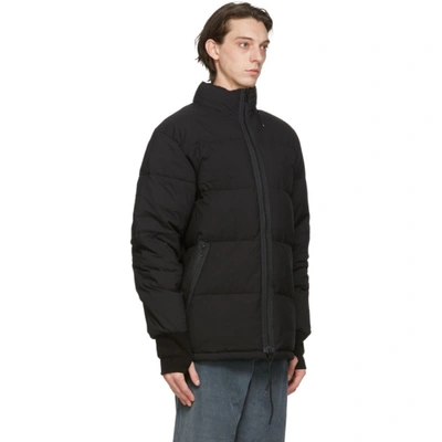 Shop Kenzo Black Down Puffer Jacket In 99 Black