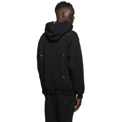 Shop Mcq By Alexander Mcqueen Mcq Black Core Relaxed Hoodie In 1000 Black
