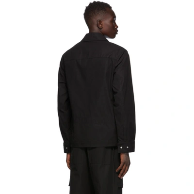 Shop Helmut Lang Black Twill Jacket