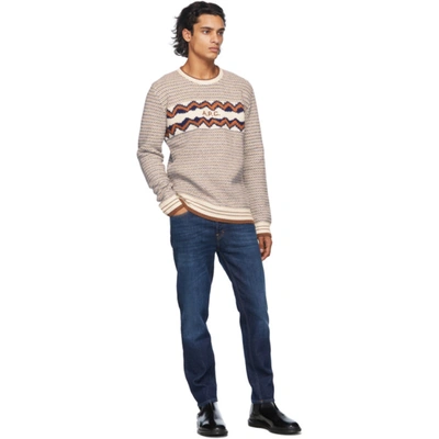 Shop A.p.c. Off-white Ben Sweater In Aad Ecru