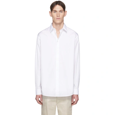 Shop Jil Sander White Essential Shirt In 100 White