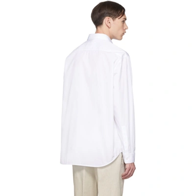 Shop Jil Sander White Essential Shirt In 100 White