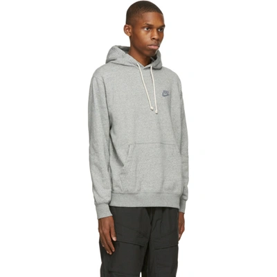 Shop Nike Grey ' Grind' Sportswear Hoodie In 902 Multi-c