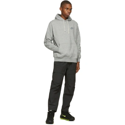 Shop Nike Grey ' Grind' Sportswear Hoodie In 902 Multi-c