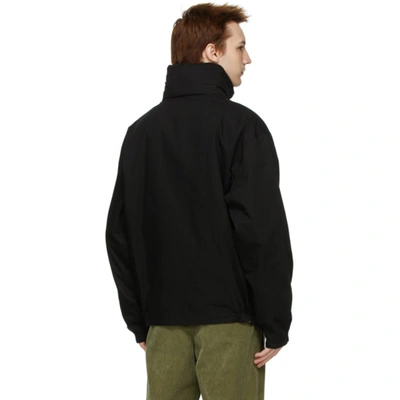 Shop Gucci Reversible Black Ripstop Jacket In 1043 Black/
