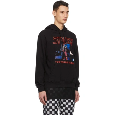 Shop Stolen Girlfriends Club Black 'too Young To Die' Hoodie