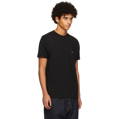 Shop Vivienne Westwood Black Classic T-shirt In N401 Black