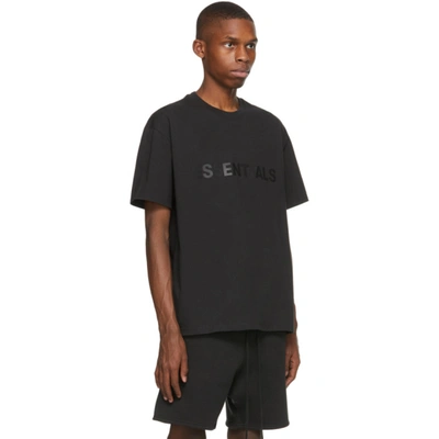 Shop Essentials Black Logo T-shirt