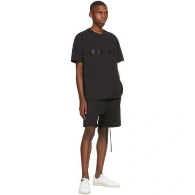 Shop Essentials Black Logo T-shirt