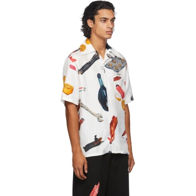 Shop Off-white White Pascal Holiday Shirt In 0110 Whiblk