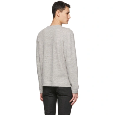 Shop Naked And Famous Grey Slim Vintage Sweater