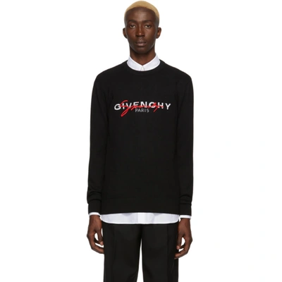 Givenchy Black Classic Signature Sweater | ModeSens