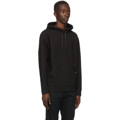 Shop Alyx Black Buckle Hoodie In Blk0001 Bla