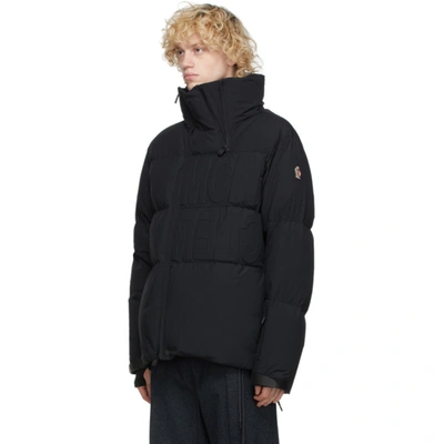 Shop Moncler Black Down Arvier Jacket In 999 Black