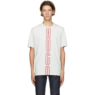 Shop Hugo Off-white Darlon T-shirt In 106 Natural