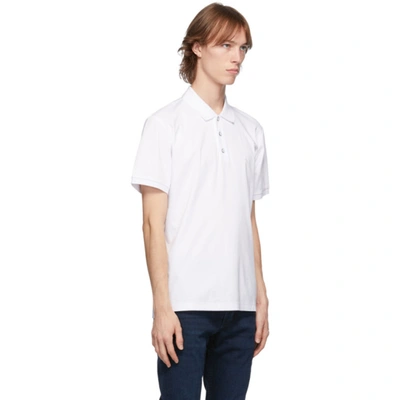 Rag & Bone Principal Jersey Organic Cotton Polo In White