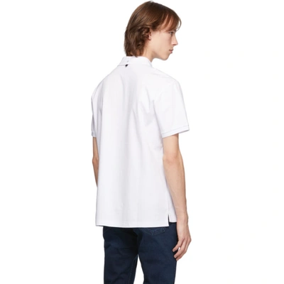Rag & Bone Principal Jersey Organic Cotton Polo In White