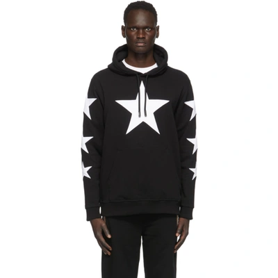 Shop Burberry Black & White Star Hoodie