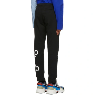 Shop Kenzo Black Big X Sport Lounge Pants In 99 - Black