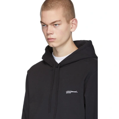 Shop Apc Black Jjjjound Edition Justin Hoodie In Noir