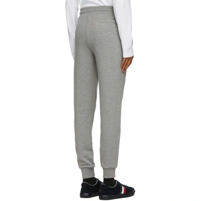 Shop Moncler Grey French Terry Lounge Pants In 989 Grey