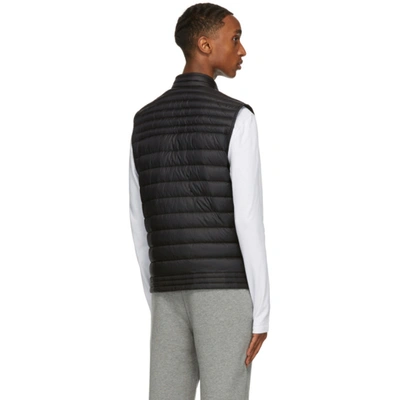 Shop Moncler Black Down Roussilon Vest In 999 Black