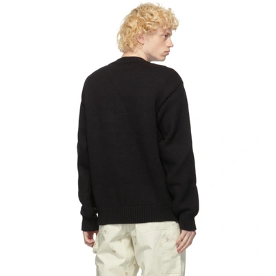 Shop Off-white Black Pascal Tool Sweater In 1001 Blkwhi