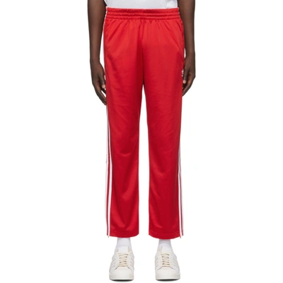 Shop Adidas Originals Red Firebird Track Pants