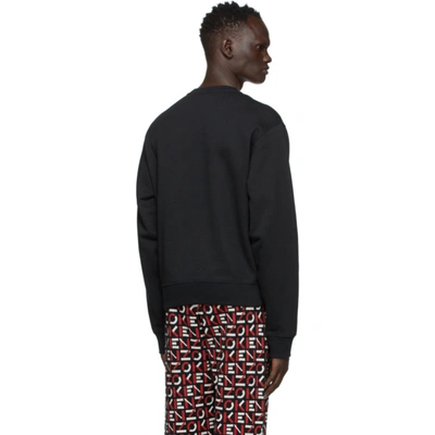 Shop Kenzo Black Little X Sweatshirt In 99 Black